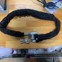 バイク 自転車 チェーンロック ほぼ新品です。の画像