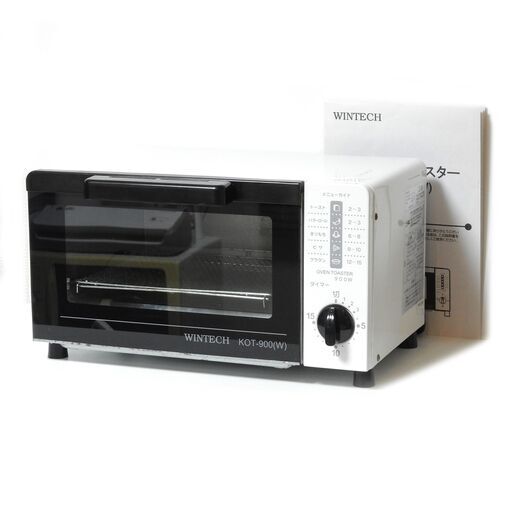 WINTECH オーブントースター KOT-900（W） サーモスタット付