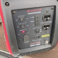 ☆再値下げ☆災害時に！[ナカトミ] インバーター発電機 定格出力0.9kVA中古の画像