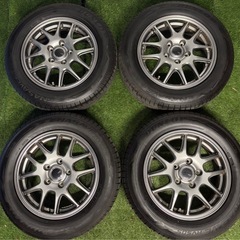 🌟燃費重視＆高性能！中古ノーマルタイヤ＆アルミホイールセット4本...