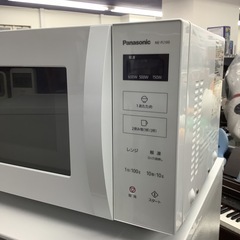 電子レンジ Panasonic NE-FL100 2021年製 フラットテーブルの画像
