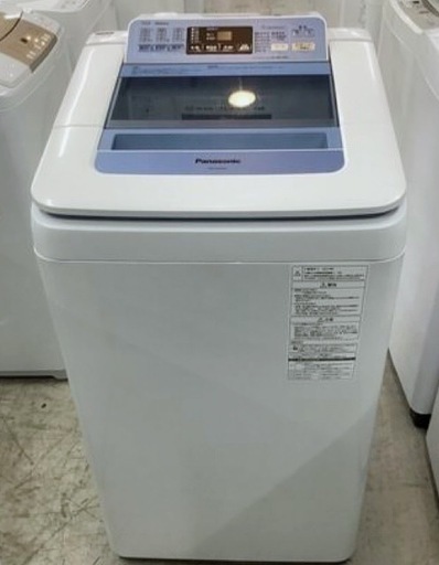 (送料無料) 2019年 極美品 7kg 洗濯機 布団・毛布洗濯可 Panasonic エコナビで自動節電 格安 ⑦