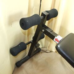 【紋別市発】　トレーニングベンチ 腹筋トレーニング 筋トレ 健康器具 フィットネ　スダイエット　腹筋　自宅トレーニング　運動不足解消　中古品　引取限定　の画像