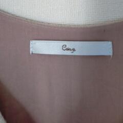 Cinq 刺繍入りベージュロングワンピースの画像