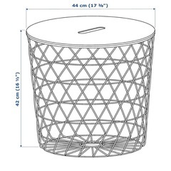 【美品】IKEA リビングテーブル(収納付き)の画像