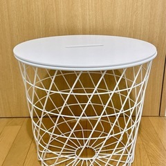 【美品】IKEA リビングテーブル(収納付き)