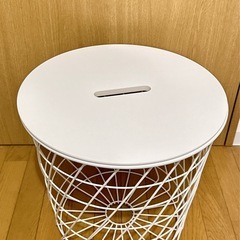 【美品】IKEA リビングテーブル(収納付き)の画像