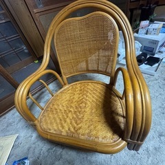 座椅子　回転型　和風