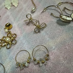 ピアス　　ハンドメイド3個の画像