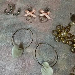 ピアス　　ハンドメイド3個の画像
