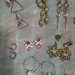 ピアス　　ハンドメイド3個の画像
