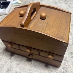 木製裁縫セット　アンティーク
