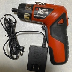 工具51  BLACK&DECKER　充電ドライバー
