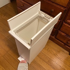 ケユカ KEYUCA 両開き 観音開き　27L ゴミ箱 キャスターふた付き ペダル式の画像