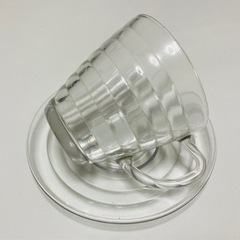 フランス製　デュラレックス DURALEX ガラス　 コーヒーカップ　の画像