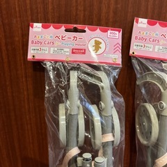 【新品、未使用】ダイソー　ままごと　ベビーカーの画像