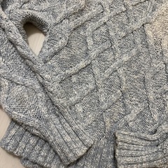 GAP ケーブルニットセーター XS ブルー系の画像