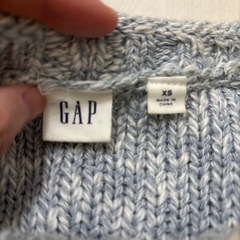 GAP ケーブルニットセーター XS ブルー系の画像