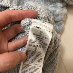 GAP ケーブルニットセーター XS ブルー系の画像