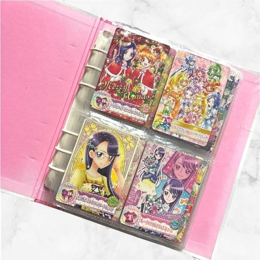 トレーディングカード バインダー❤ゲームカード73枚　多種　プリキュア　アイカツ