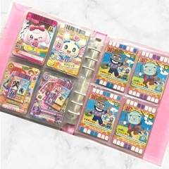 トレーディングカード バインダー❤ゲームカード73枚　多種　プリキュア　アイカツの画像