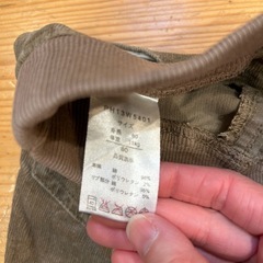 コーデュロイパンツ　80の画像