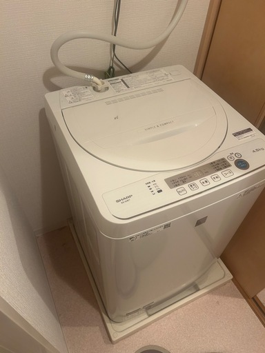 洗濯機　購入者決定
