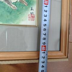 今井義明　色紙絵　茨城県　漂白の画家　うさぎの画像