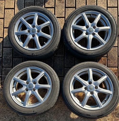 MiLLOUS極美品‼️タイヤホイールPCD100/4本セット175/60/15YOKOHAMA ice GUARD