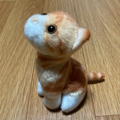 【新品・未使用】リアルアニマル★　おすわりにゃんこ ぬいぐるみ　人気の画像