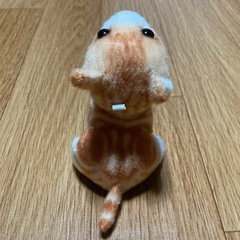 【新品・未使用】リアルアニマル★　おすわりにゃんこ ぬいぐるみ　人気の画像