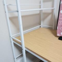 【無料】棚付き デスク 机の画像