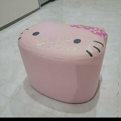 キティ 非売品 スツール 椅子 イス 難あり チェア ピンクの画像
