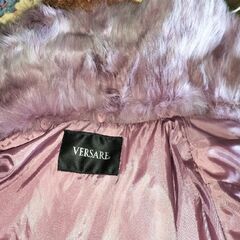 VERSARE 　ファー付きジャケット　良品　１１ARの画像