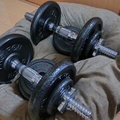 ダンベル アジャスタブル 合計20kg (元値:7000円→500円)