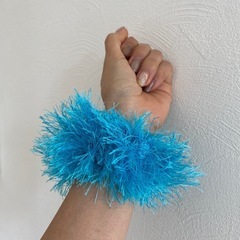 ヘアゴム　フラダンス　シュシュ　三点の画像