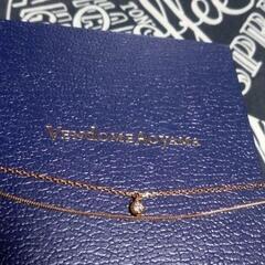 美品★ヴァンドーム青山　ピンクゴールド　2連　ブレスレット　１８ｋ　お箱あります。の画像