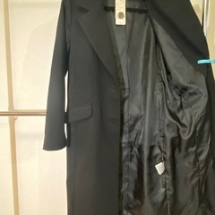 Riche glamour チェスターコート 黒の画像