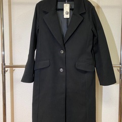 Riche glamour チェスターコート 黒