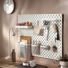 【交渉中】IKEA 有孔ボード セット SKADIS スコーディスの画像
