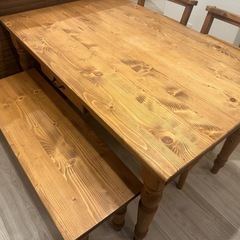 4人用　ダイニングテーブル　椅子セット
