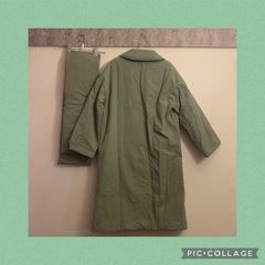 【中古品】STADIO CLIP あったかストール付きコート カーキ 高山都 Fの画像