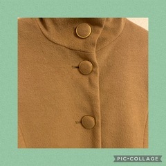 【中古品】RyuRyu ロングコート キャメル 茶 Mの画像