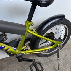 子供用　自転車　16インチ　イエローグリーン　の画像