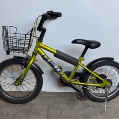 子供用　自転車　16インチ　イエローグリーン　の画像