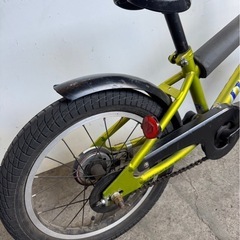 子供用　自転車　16インチ　イエローグリーン　の画像