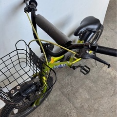 子供用　自転車　16インチ　イエローグリーン　の画像