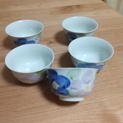 新品未使用  昭和レトロ  湯呑み5客   清秀の画像
