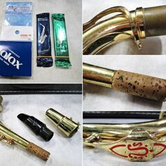 YANAGISAWA　アルトサックス　A-900　ALTO 専用ハードケース付き　マウスピース　付属品多数　ヤナギサワ　専門メーカー　有名ブランドの画像