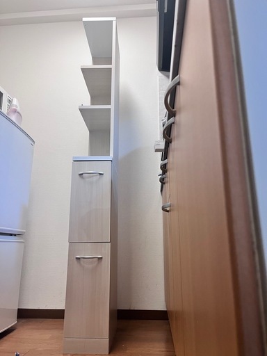 【交渉中】スキマ収納　20cm 白　キッチン等